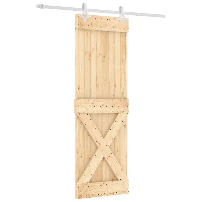 Schuifdeur Met Beslag 70X210 Cm Massief Grenenhout