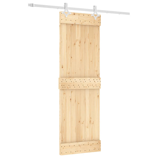 Schuifdeur Met Beslag 70X210 Cm Massief Grenenhout