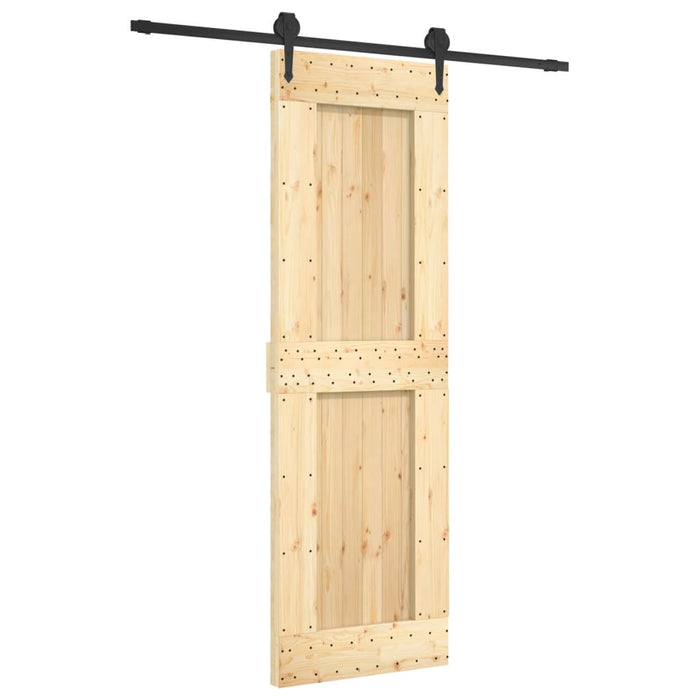 Schuifdeur Met Beslag 70X210 Cm Massief Grenenhout