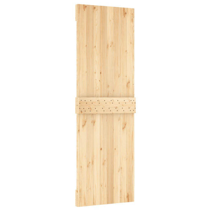 Schuifdeur Met Beslag 70X210 Cm Massief Grenenhout