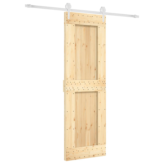 Schuifdeur Met Beslag 70X210 Cm Massief Grenenhout