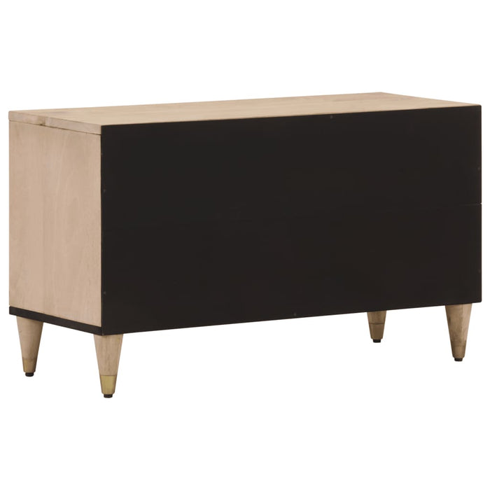 Tv-Meubel 80X31X46 Cm Massief Mangohout