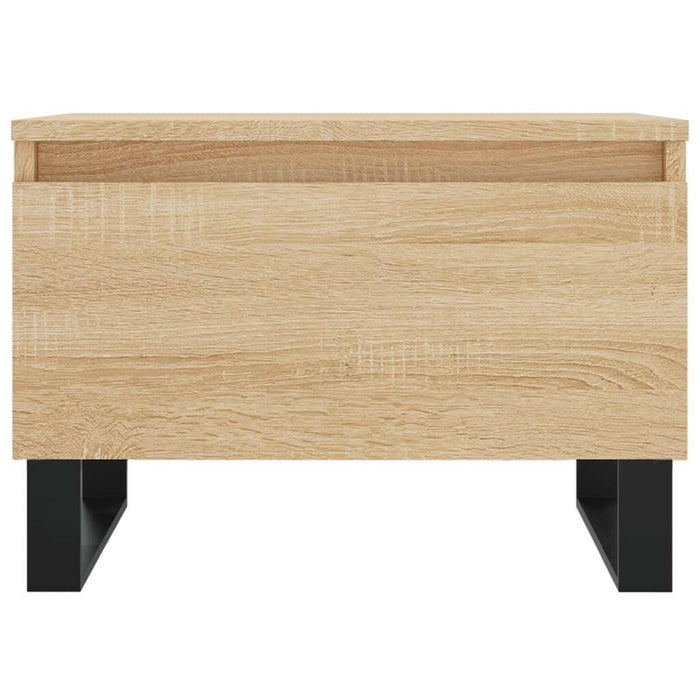 Salontafel 50X46X35 Cm Bewerkt Hout Sonoma Eikenkleurig