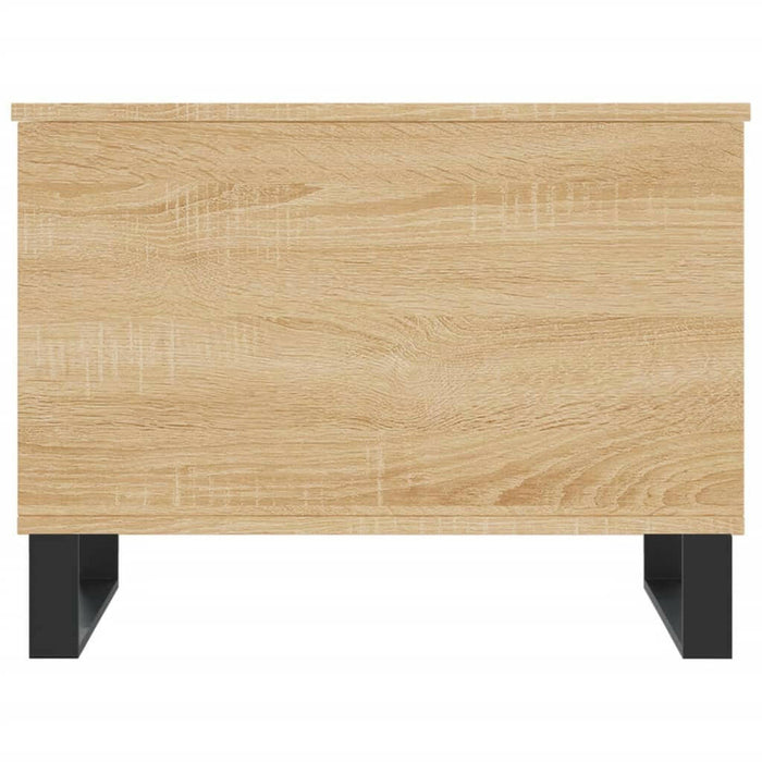 Salontafel 60X44,5X45 Cm Bewerkt Hout Sonoma Eikenkleurig