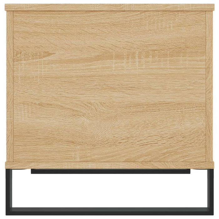 Salontafel 60X44,5X45 Cm Bewerkt Hout Sonoma Eikenkleurig