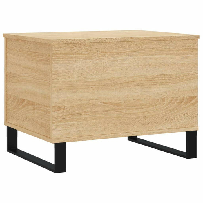 Salontafel 60X44,5X45 Cm Bewerkt Hout Sonoma Eikenkleurig