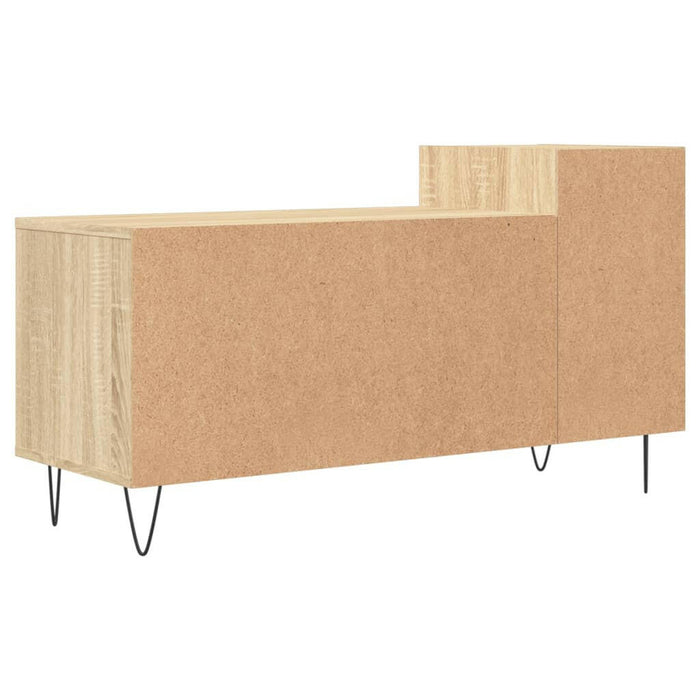 Tv-Meubel 100X35X55 Cm Bewerkt Hout Sonoma Eikenkleurig