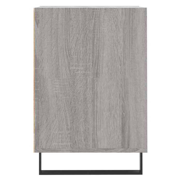 Tv-Meubel 100X35X55 Cm Bewerkt Hout Grijs Sonoma Eikenkleurig