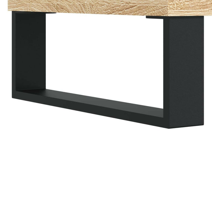 Schoenenkast 102X36X60 Cm Bewerkt Hout Sonoma Eikenkleurig