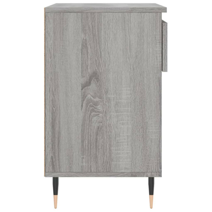 Schoenenkast 70X36X60 Cm Bewerkt Hout Sonoma Grijs