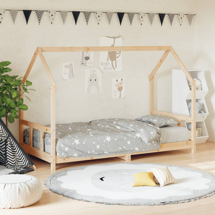 Kinderbedframe Massief Grenenhout