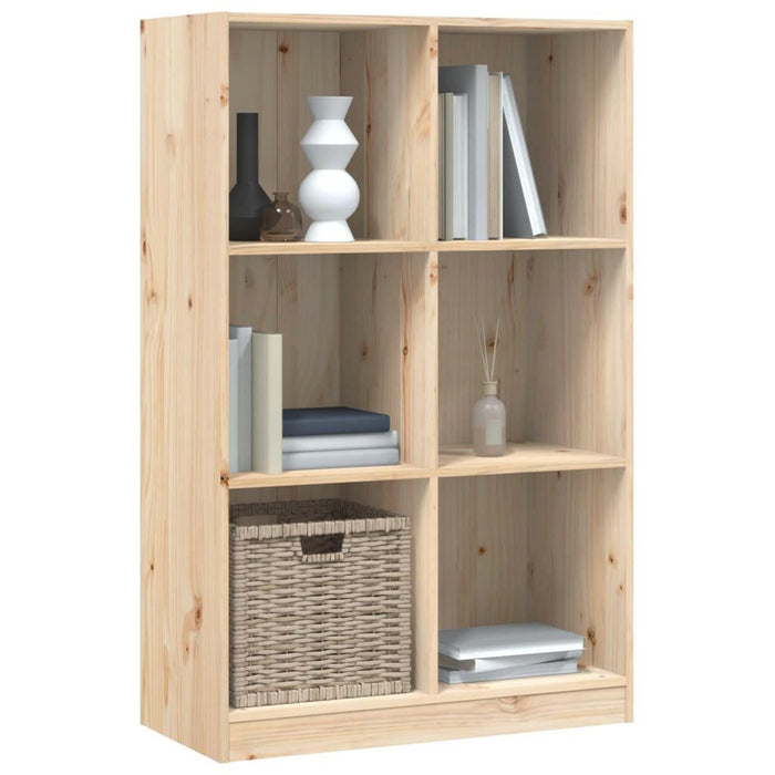 Boekenkast 70X33X110 Massief Grenenhout