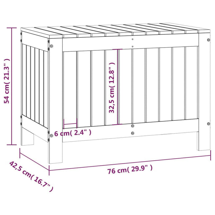 Tuinbox 76X42,5X54 Cm Massief Grenenhout