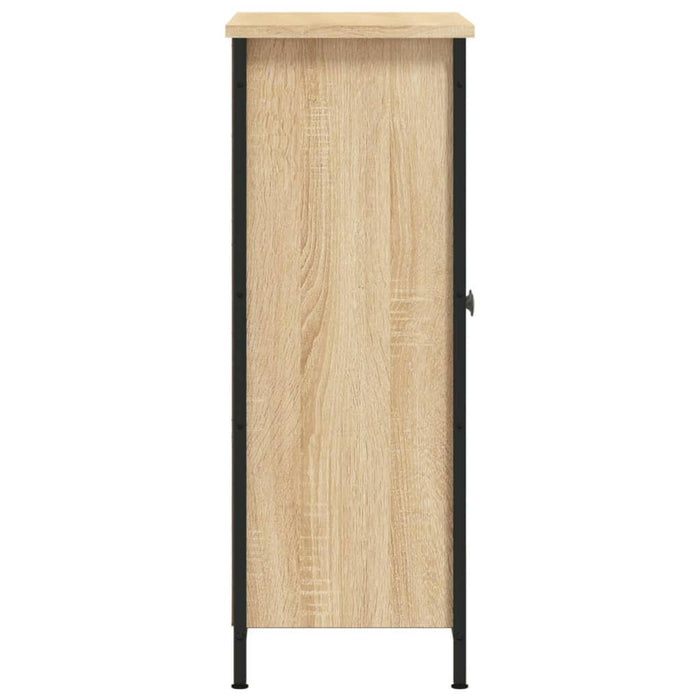 Dressoir 70X30X80 Cm Bewerkt Hout Sonoma Eikenkleurig