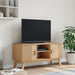 Tv-Meubel Olden 114X43X57 Cm Massief Grenenhout Bruin