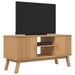 Tv-Meubel Olden 114X43X57 Cm Massief Grenenhout Bruin