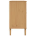 Dressoir Senja Rattan-Look 2X40X80 Cm Grenenhout