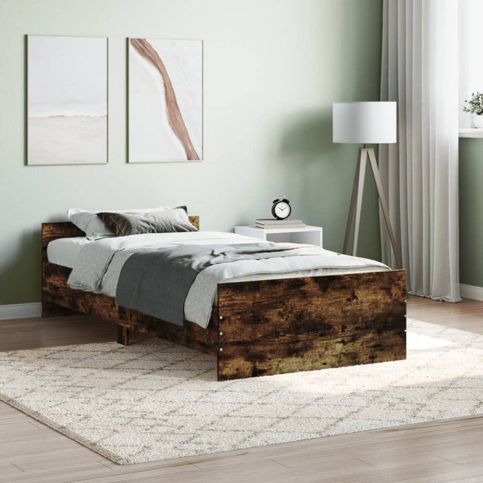 Bedframe Bewerkt Hout