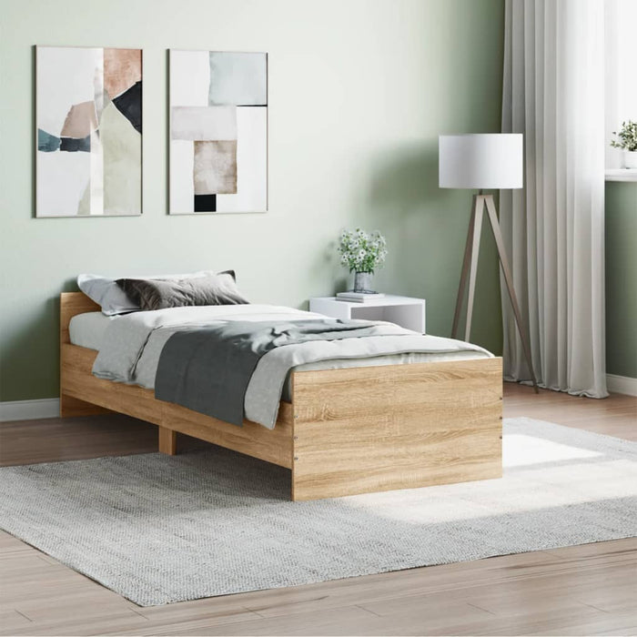 Bedframe Bewerkt Hout