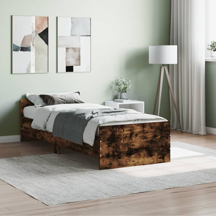 Bedframe Bewerkt Hout