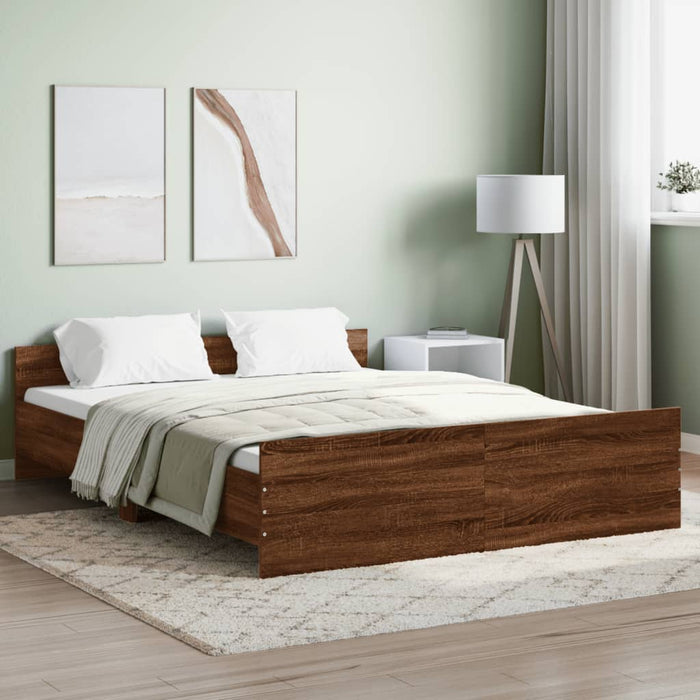 Bedframe Bewerkt Hout