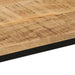 Wandtafel 110X30X75 Cm Massief Ruw Mangohout En Ijzer