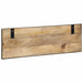 Kapstokken 2 St 80X8X25 Cm Massief Ruw Mangohout Bruin