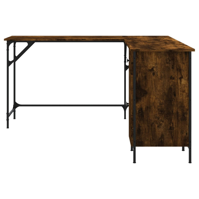 Bureau 141X141X75 Cm Bewerkt Hout Kleurig