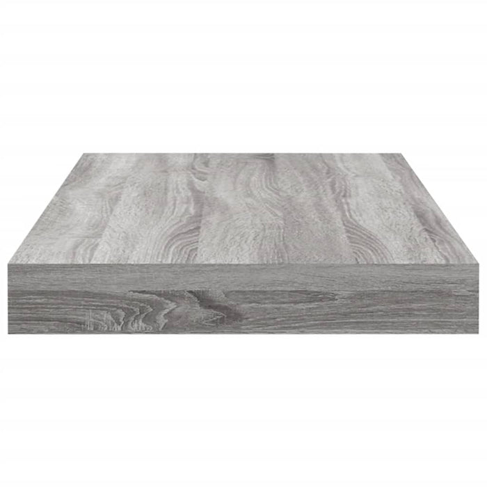 Wandschappen 4 St 40X10X1,5 Cm Bewerkt Hout Grijs Sonoma Eiken