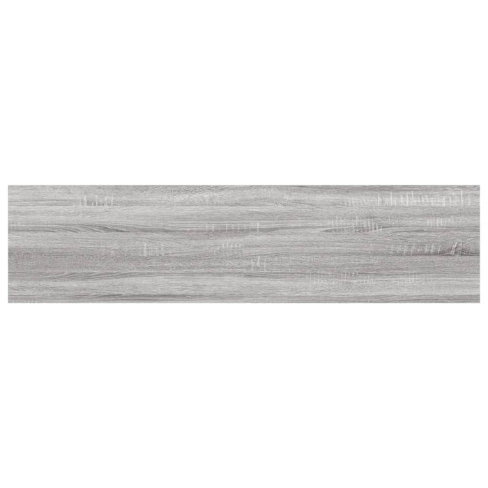 Wandschappen 4 St 40X10X1,5 Cm Bewerkt Hout Grijs Sonoma Eiken