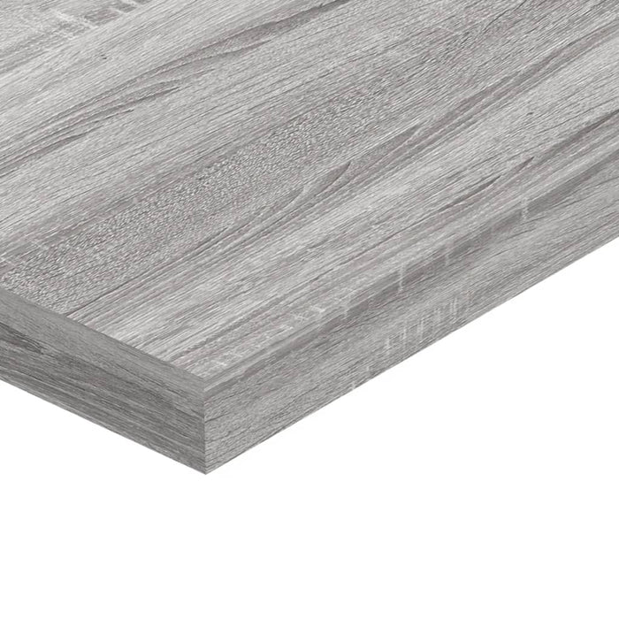 Wandschappen 4 St 40X10X1,5 Cm Bewerkt Hout Grijs Sonoma Eiken