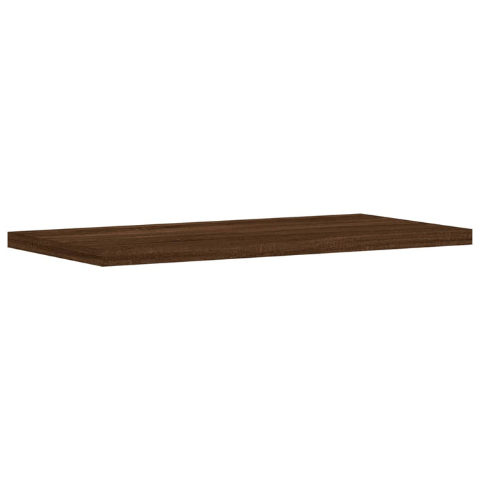 Wandschappen 4 St 40X20X1,5 Cm Bewerkt Hout Bruin Eikenkleur