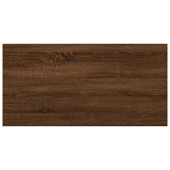 Wandschappen 4 St 40X20X1,5 Cm Bewerkt Hout Bruin Eikenkleur