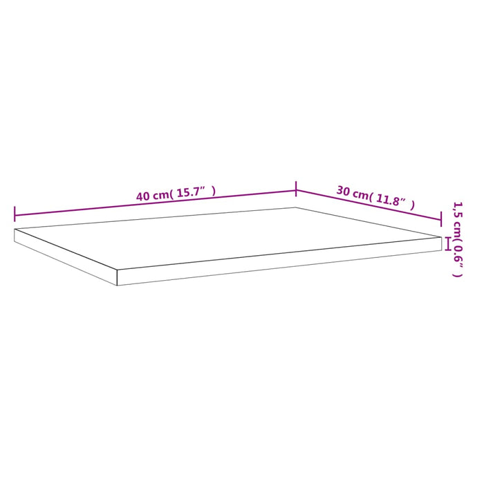 Wandschappen 4 St 40X30X1,5 Cm Bewerkt Hout Bruin Eikenkleur