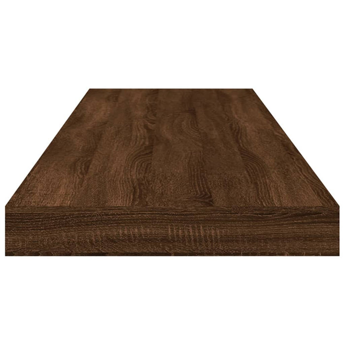 Wandschappen 4 St 80X10X1,5 Cm Bewerkt Hout Bruin Eikenkleur