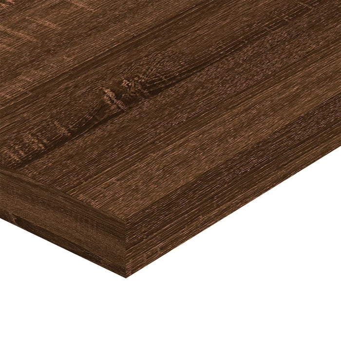 Wandschappen 4 St 80X10X1,5 Cm Bewerkt Hout Bruin Eikenkleur