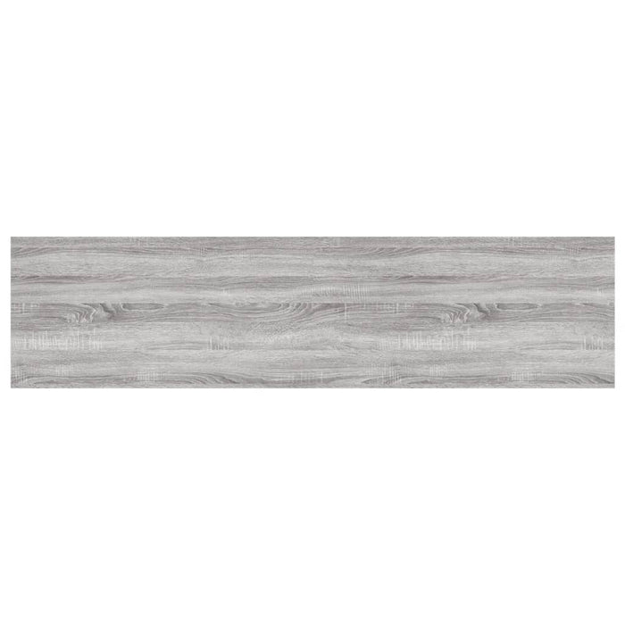 Wandschappen 4 St 80X20X1,5 Cm Bewerkt Hout Grijs Sonoma Eiken