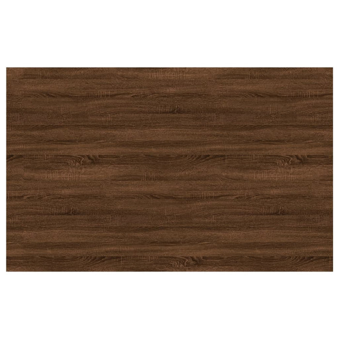 Wandschappen 4 St 80X50X1,5 Cm Bewerkt Hout Bruin Eikenkleur