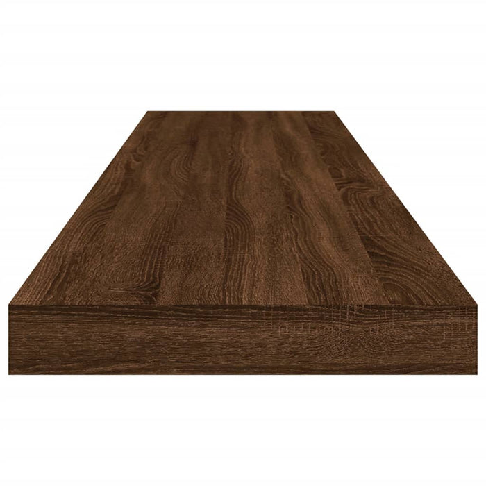 Wandschappen 4 St 100X10X1,5 Cm Bewerkt Hout Bruin Eikenkleur