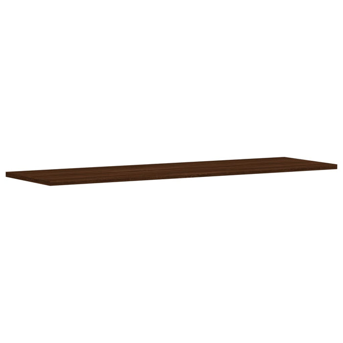 Wandschappen 4 St 100X30X1,5 Cm Bewerkt Hout Bruin Eikenkleur