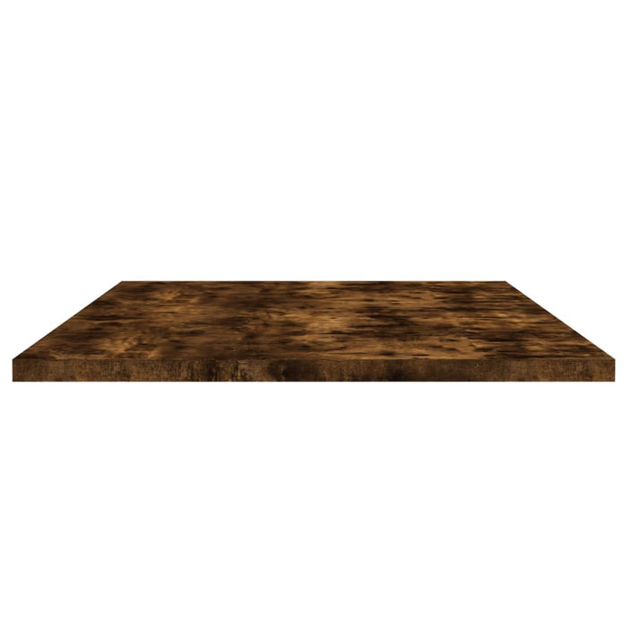 Wandschappen 4 St 100X40X1,5 Cm Bewerkt Hout Gerookt Eikenkleur