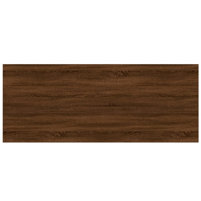 Wandschappen 4 St 100X40X1,5 Cm Bewerkt Hout Bruin Eikenkleur