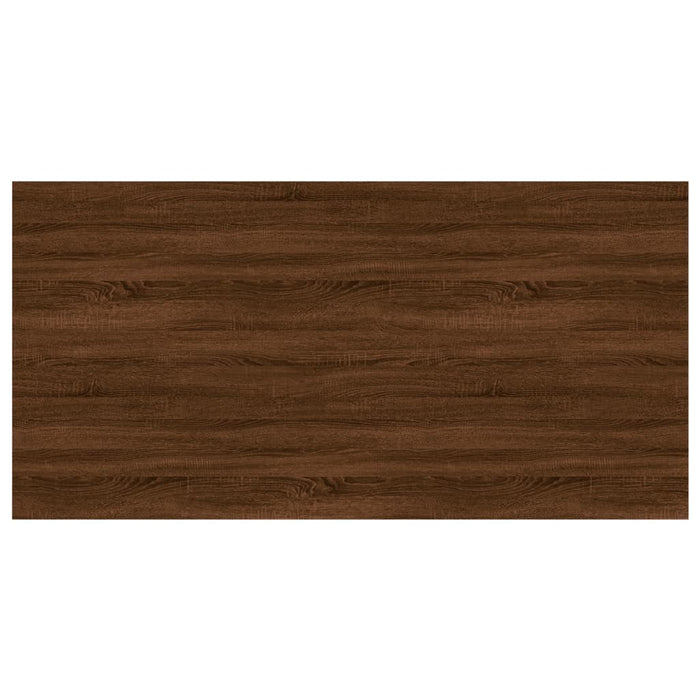 Wandschappen 4 St 100X50X1,5 Cm Bewerkt Hout Bruin Eikenkleur