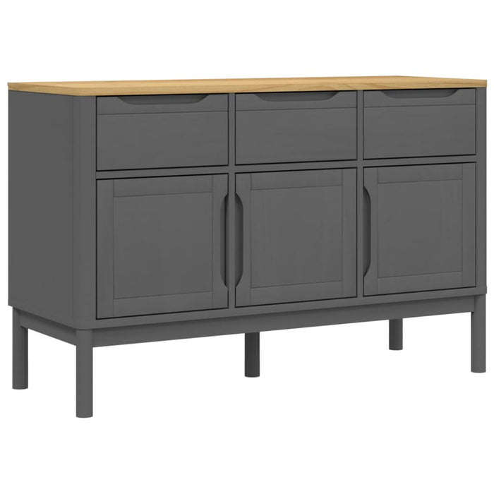 Dressoir Floro 114X43X74 Cm Massief Grenenhout