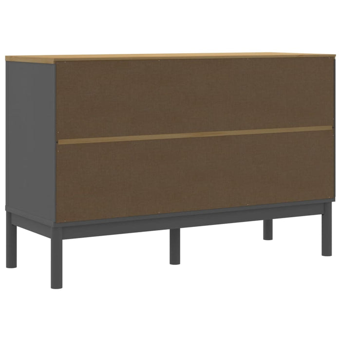 Dressoir Floro 114X43X74 Cm Massief Grenenhout