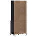 Hoge Kast Viken 80X40X190 Cm Massief Grenenhout