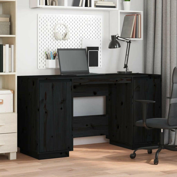 Bureau 140X50X75 Cm Massief Grenenhout