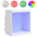 Dressoir Met Led-Verlichting 60,5X37X67 Cm Wit