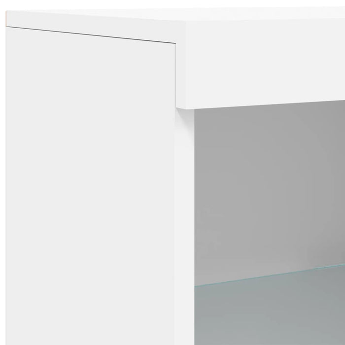 Dressoir Met Led-Verlichting 41X37X100 Cm Wit