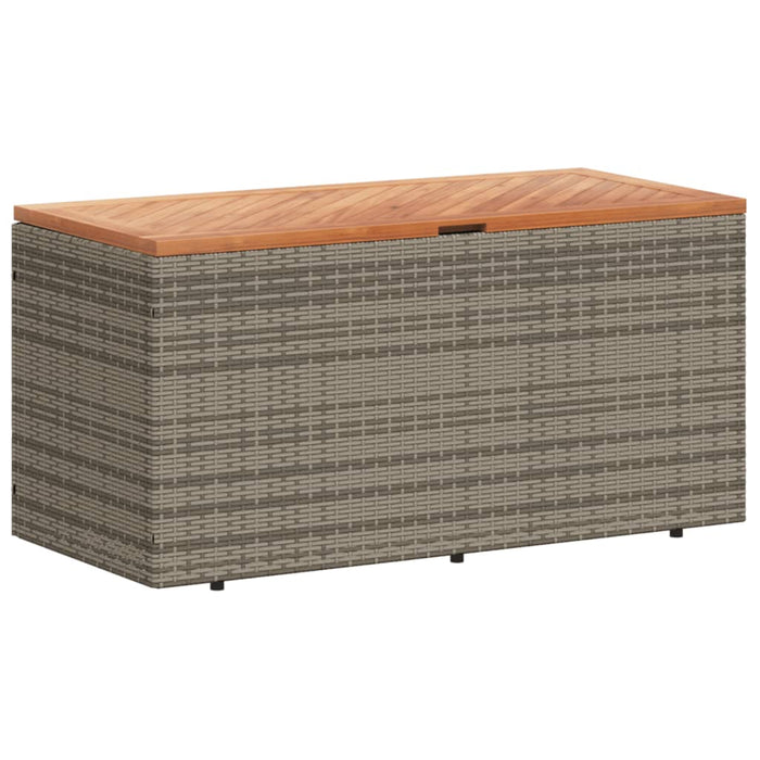 Tuinbox Poly Rattan En Acaciahout